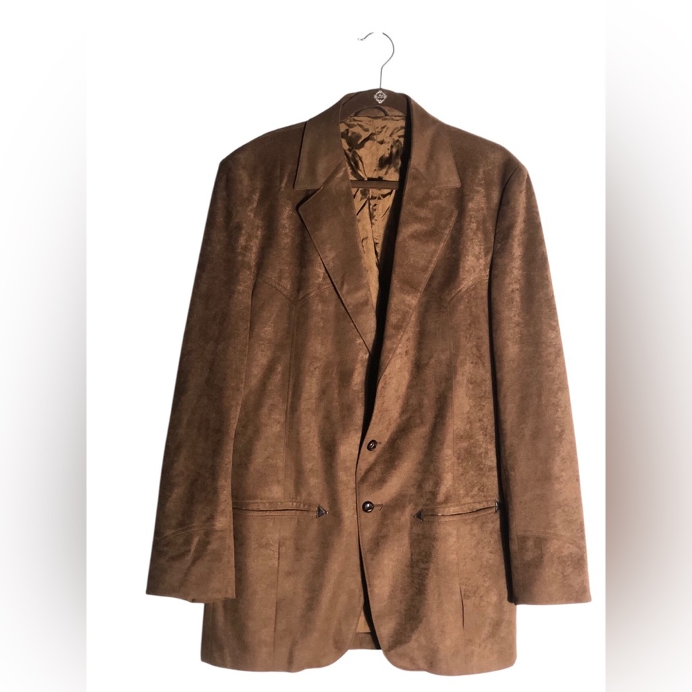 Vintage Rancho by Grais men’s suede fitted western jacket Sz 42L